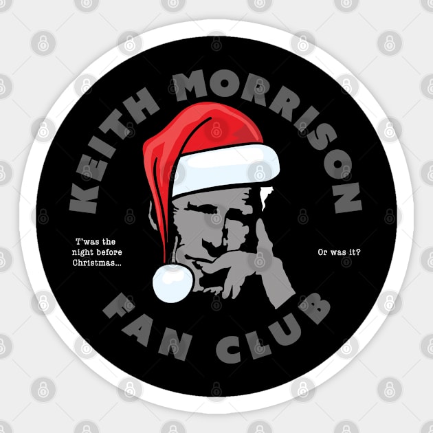 Keith Morrison Fan Club Christmas Edition Sticker by DesignCat